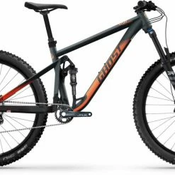 Ghost Riot Trail Essential Dark Grey / Rusty Orange Matt Fully Mountainbike Peinture Endommagée