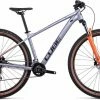 Cube Aim Race Silver N Orange VTT Semi-rigide