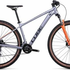 VTT semi-rigide Remise 21 Cube Aim Race Silver N Orange VTT Semi-rigide