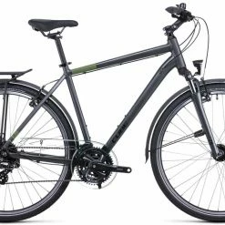 VTT semi-rigide Remise 32 Cube Touring Iridium N Green Vélo Trekking Homme