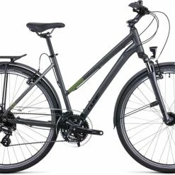 Cube Touring Iridium N Green Vélo Trekking Femme