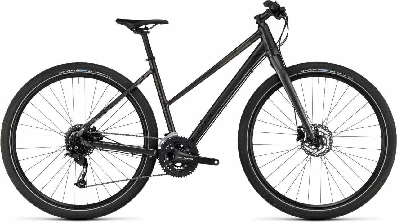 Cube Hyde Graphite N Black Vélo Fitness Femme 1 Cube Hyde Graphite N Black Vélo Fitness Femme
