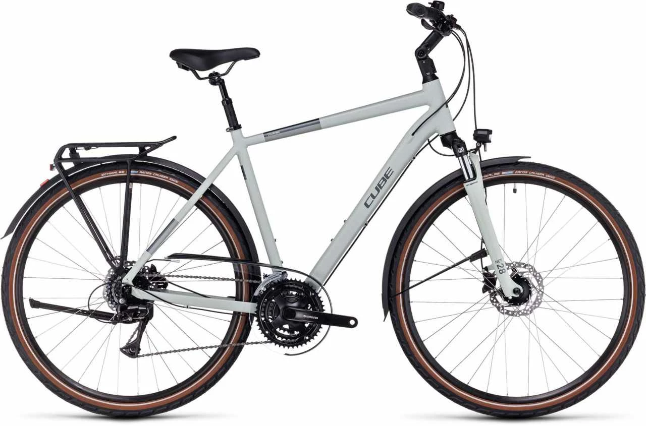 Cube Touring ONE Stonegrey N Flashgrey Vélo Trekking Homme 1 Cube Touring ONE Stonegrey N Flashgrey Vélo Trekking Homme