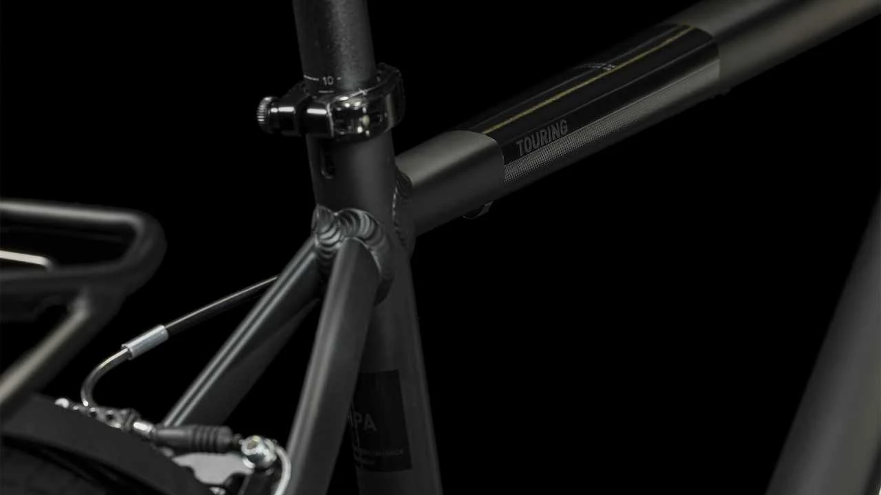 Cube Touring Black N Metal Vélo Trekking Homme 2 Cube Touring Black N Metal Vélo Trekking Homme – Image 2