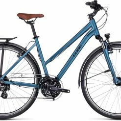 Cube Touring Metalpetrol N Green Vélo Trekking Femme