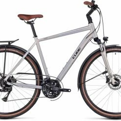 Cube Touring Pro Pearlysilver N Black Vélo Trekking Homme