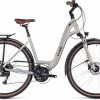 Cube Touring Pro Pearlysilver N Black Vélo Trekking Col De Cygne