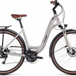 Cube Touring Pro Pearlysilver N Black Vélo Trekking Col De Cygne