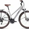 Cube Touring Pro Pearlysilver N Black Vélo Trekking Femme