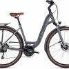 Cube Touring EXC Grey N Metal Vélo Trekking Col De Cygne