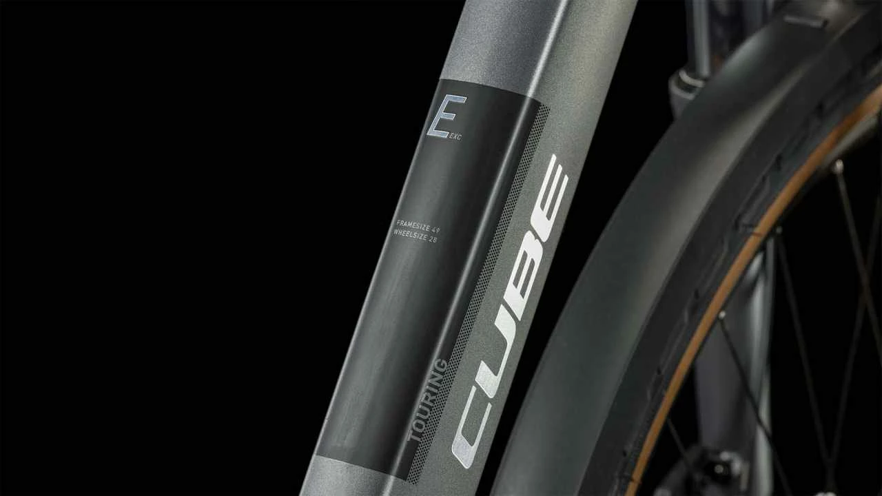 Cube Touring EXC Grey N Metal Vélo Trekking Col De Cygne 2 Cube Touring EXC Grey N Metal Vélo Trekking Col De Cygne – Image 2