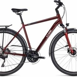 Cube Touring EXC Red N White Vélo Trekking Homme