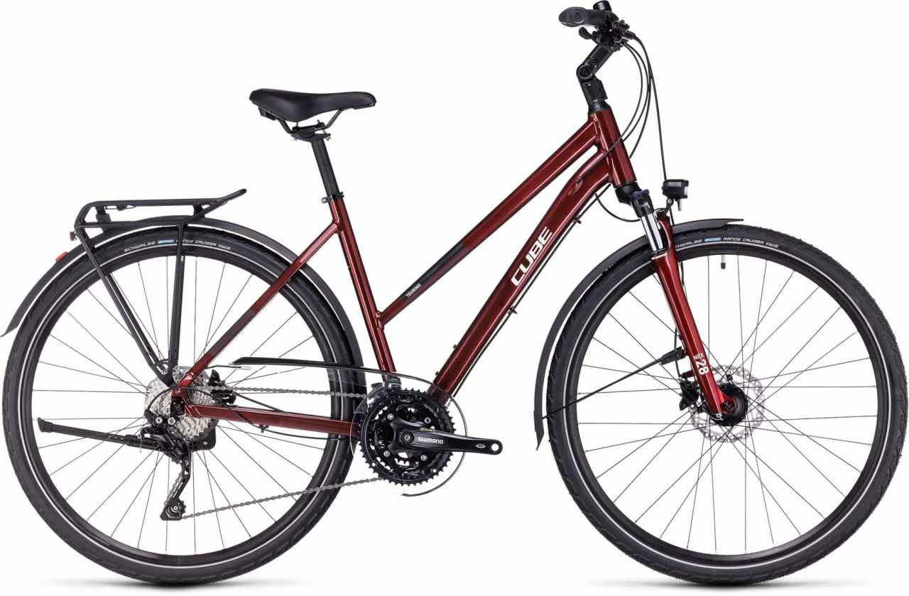 Cube Touring EXC Red N White Vélo Trekking Femme 1 Cube Touring EXC Red N White Vélo Trekking Femme