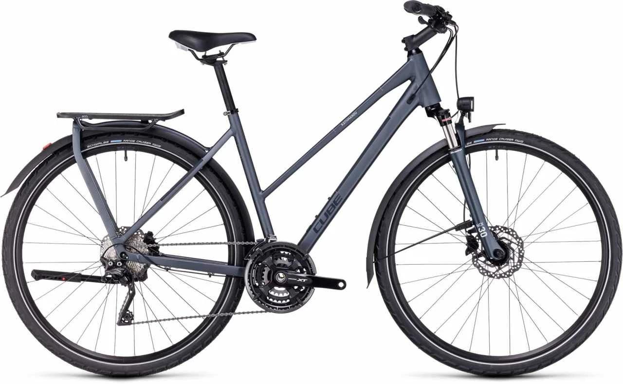 Cube Kathmandu EXC Darkgrey N Grey Vélo Trekking Femme 1 Cube Kathmandu EXC Darkgrey N Grey Vélo Trekking Femme
