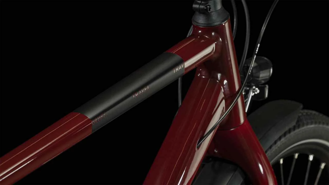 Cube Travel Mirrorred N Black Vélo Trekking Homme 2 Cube Travel Mirrorred N Black Vélo Trekking Homme – Image 2