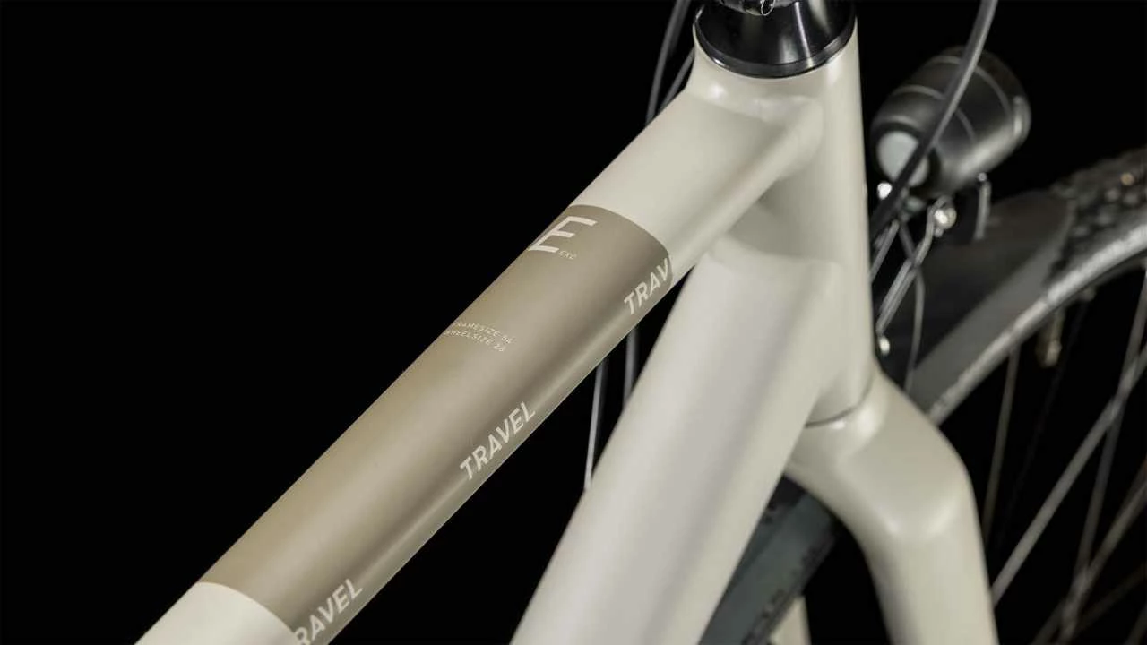 Cube Travel EXC Oatgrey N Taupe Vélo Trekking Homme 2 Cube Travel EXC Oatgrey N Taupe Vélo Trekking Homme – Image 2