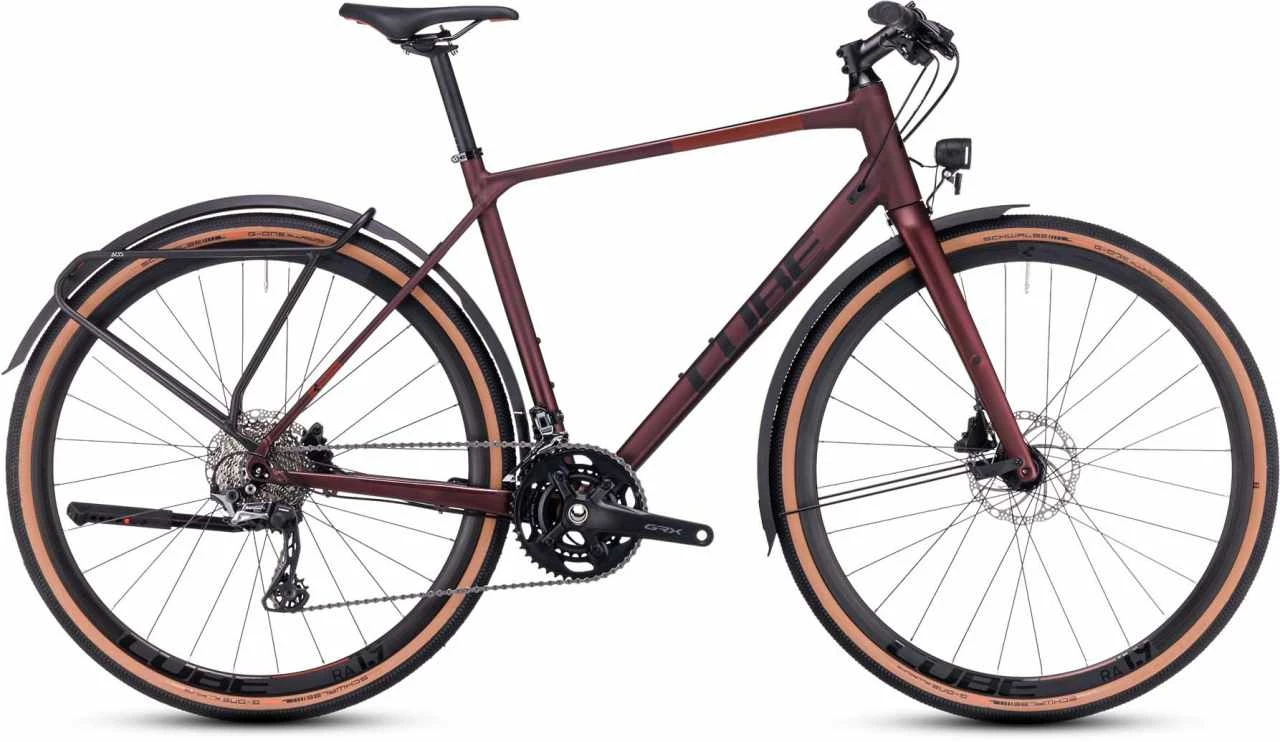 Cube Nulane Race FE Rubyred N Black Vélo Fitness Homme 1 Cube Nulane Race FE Rubyred N Black Vélo Fitness Homme