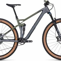 Cube Stereo ONE22 HPC TM 29 Flashgrey N Olive VTT Tout Suspendu