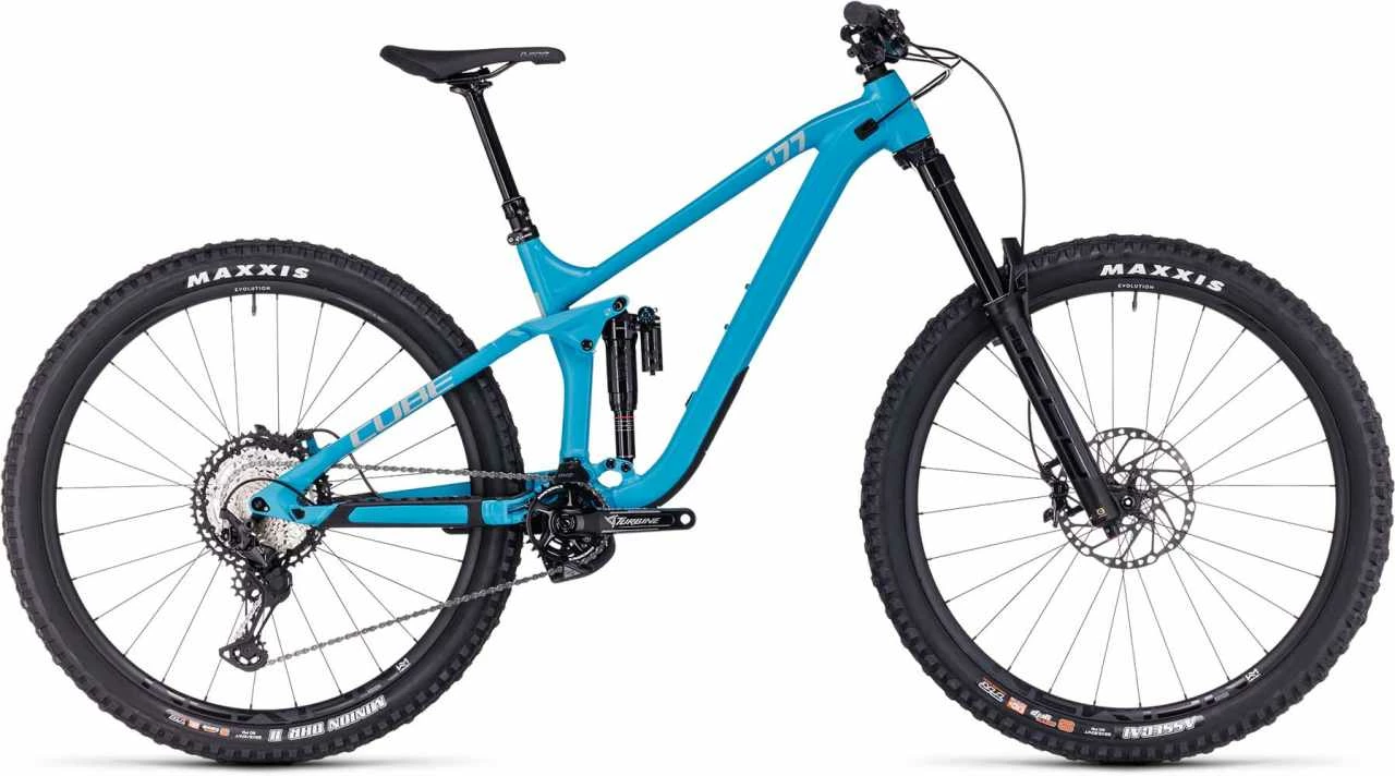Cube Stereo ONE77 Race 29 Bondiblue N Grey VTT Tout Suspendu 1 Cube Stereo ONE77 Race 29 Bondiblue N Grey VTT Tout Suspendu