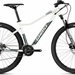 Ghost Lanao Essential 27.5 AL Pearl White / Green Bay Metallic Glossy / Matt VTT Semi-rigide Femme