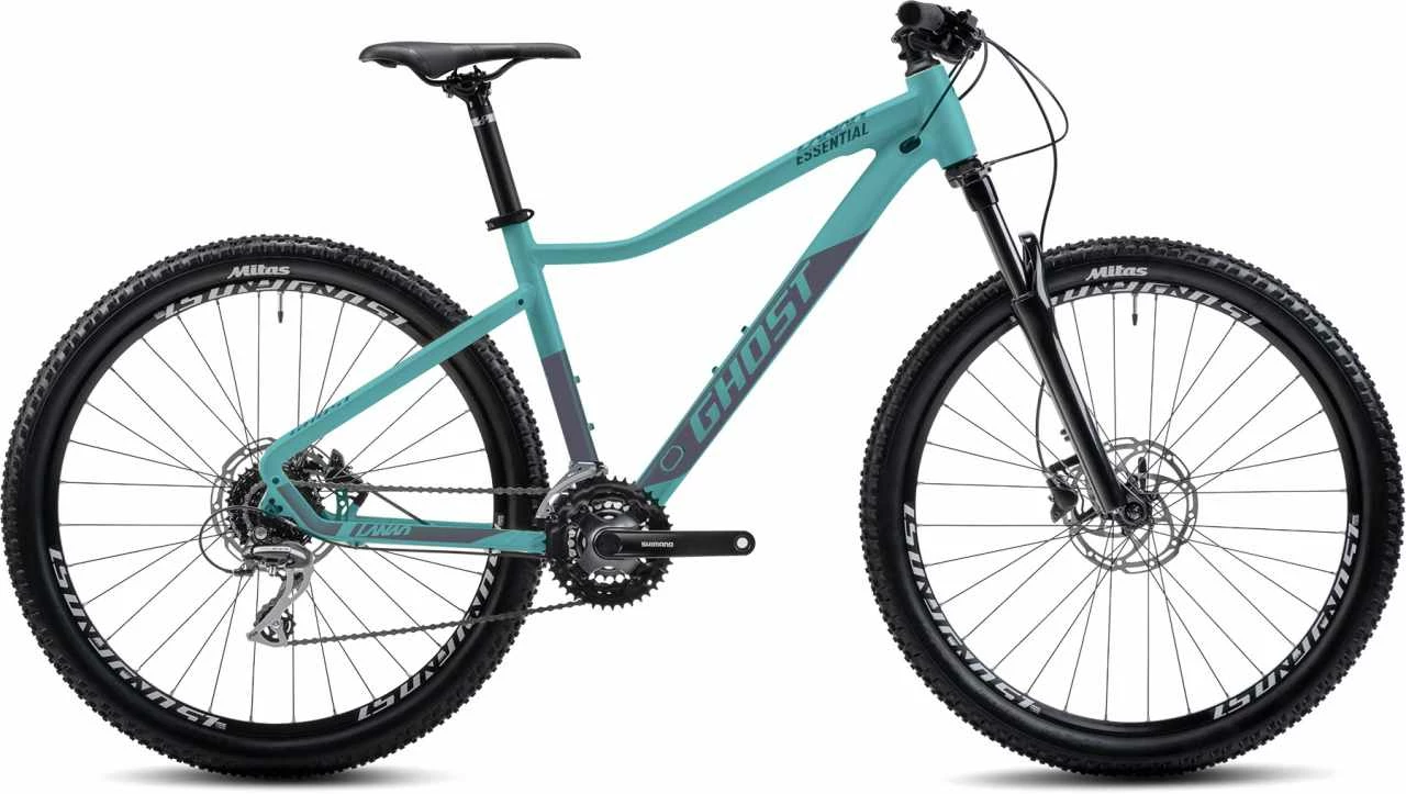 Ghost Lanao Essential 27.5 AL Pearl White / Green Bay Metallic Glossy / Matt VTT Semi-rigide Femme Modèle Spécial 1 Ghost Lanao Essential 27.5 AL Pearl White / Green Bay Metallic Glossy / Matt VTT Semi-rigide Femme Modèle Spécial