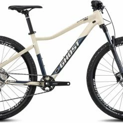 Ghost Lanao Pro 27.5 AL Beige Metallic / Dark Blue Pearl Matt VTT Semi-rigide Femme Peinture Endommagée