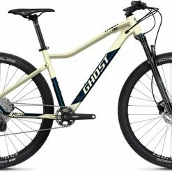 Ghost Lanao Pro 27.5 AL Beige Metallic / Dark Blue Pearl Matt VTT Semi-rigide Femme