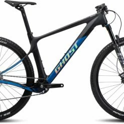 Ghost Lector SF LC Essential Raw Carbon / Blue Matt / Glossy VTT Semi-rigide Peinture Endommagée