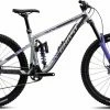 Ghost Riot AM AL Full Party Silver / Purple Glossy VTT Tout Suspendu Peinture Endommagée