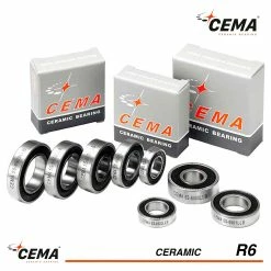 Roulement R6 CEMA Céramique Hybride